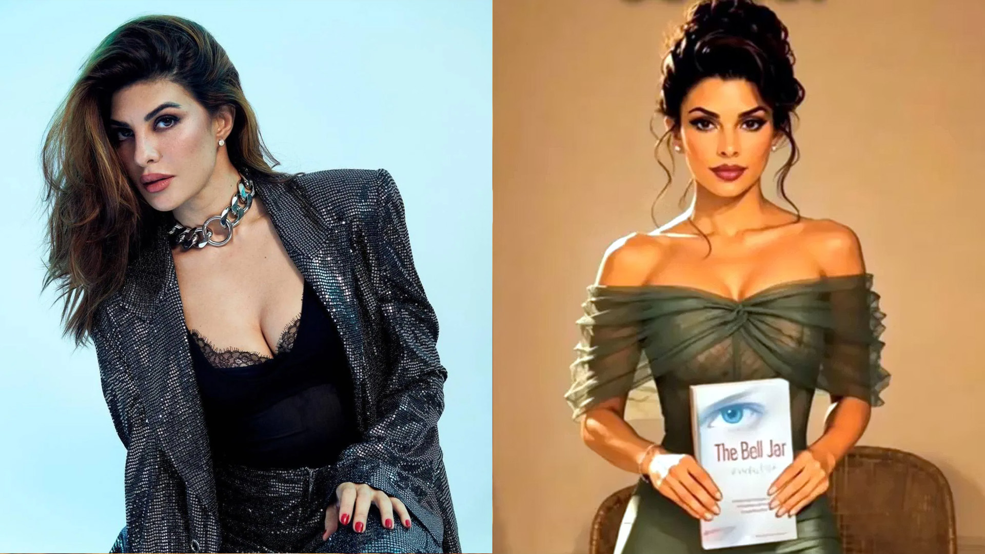 Jacqueline Fernandez announcing the launch of Jackie's Corner with her AI-powered digital avatar.