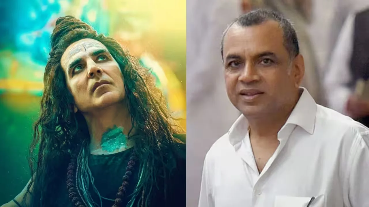 Paresh Rawal speaking during an interview about the Hera Pheri 3 controversy.