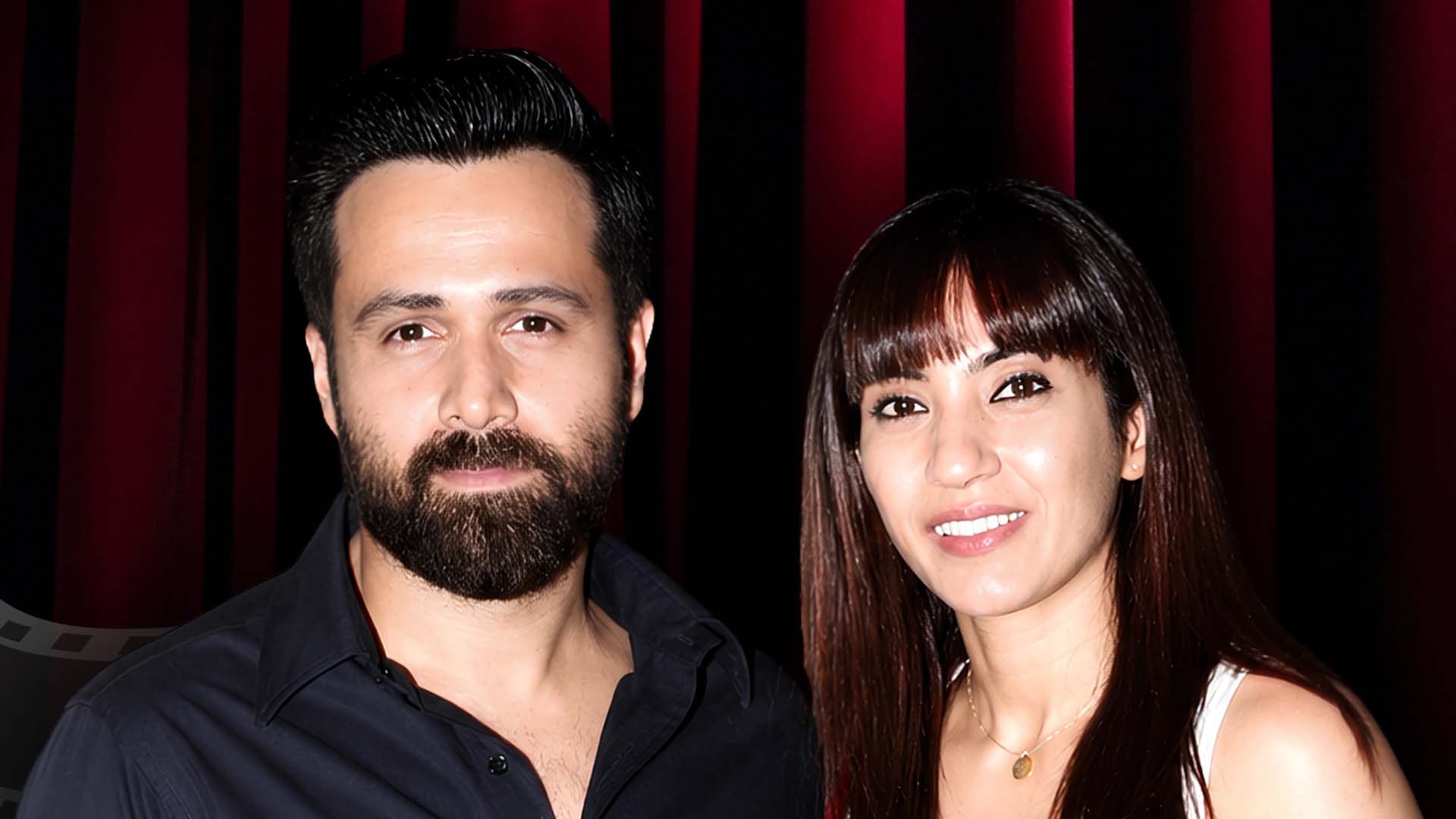 Emraan Hashmi and Parveen Hashmi celebrating the success of Awarapan 2