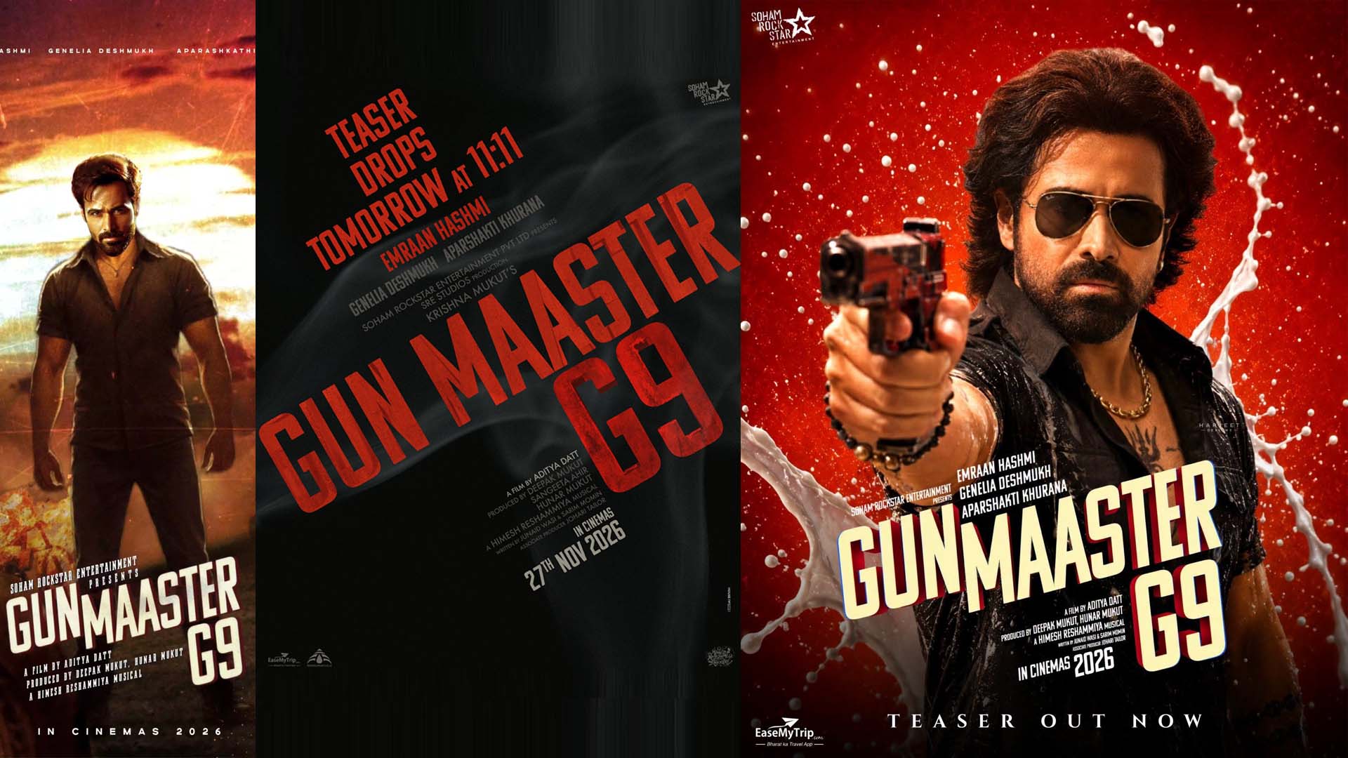 Emraan Hashmi in an action scene from the Gunmaaster G9 teaser