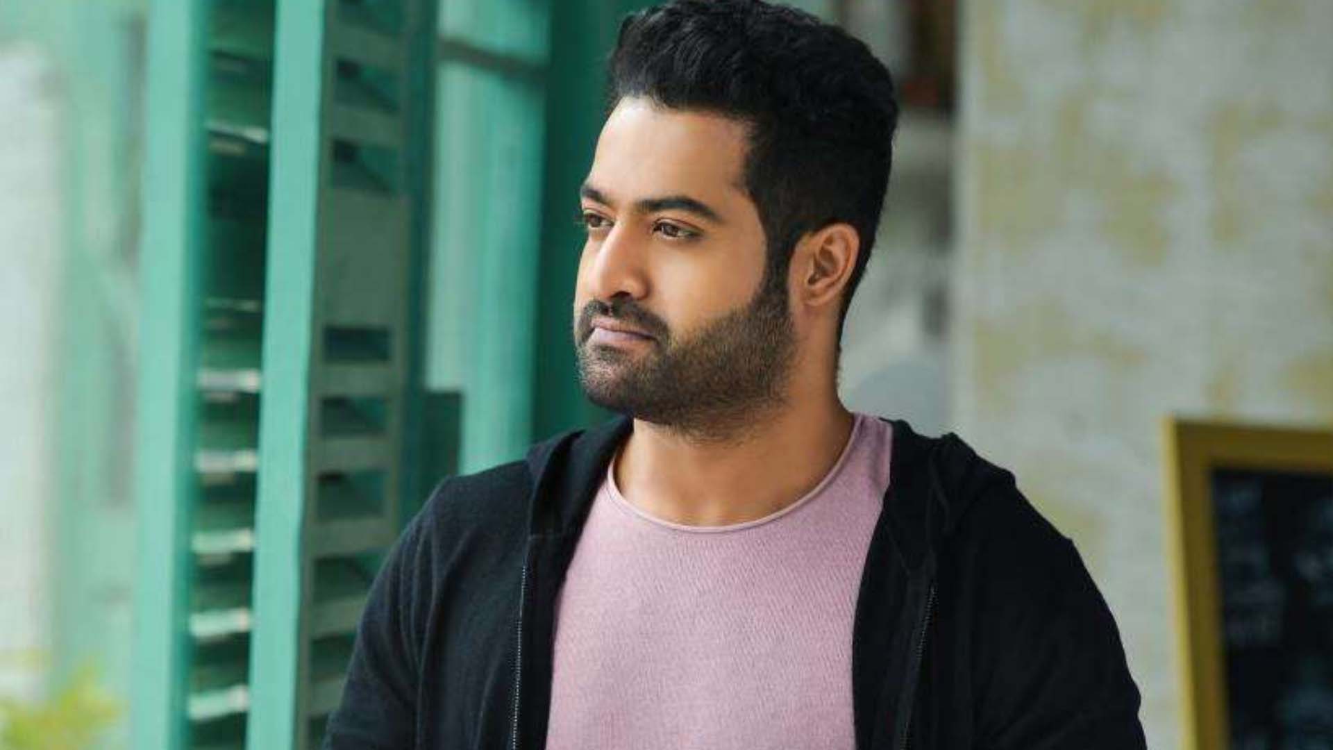 Jr NTR at a public event