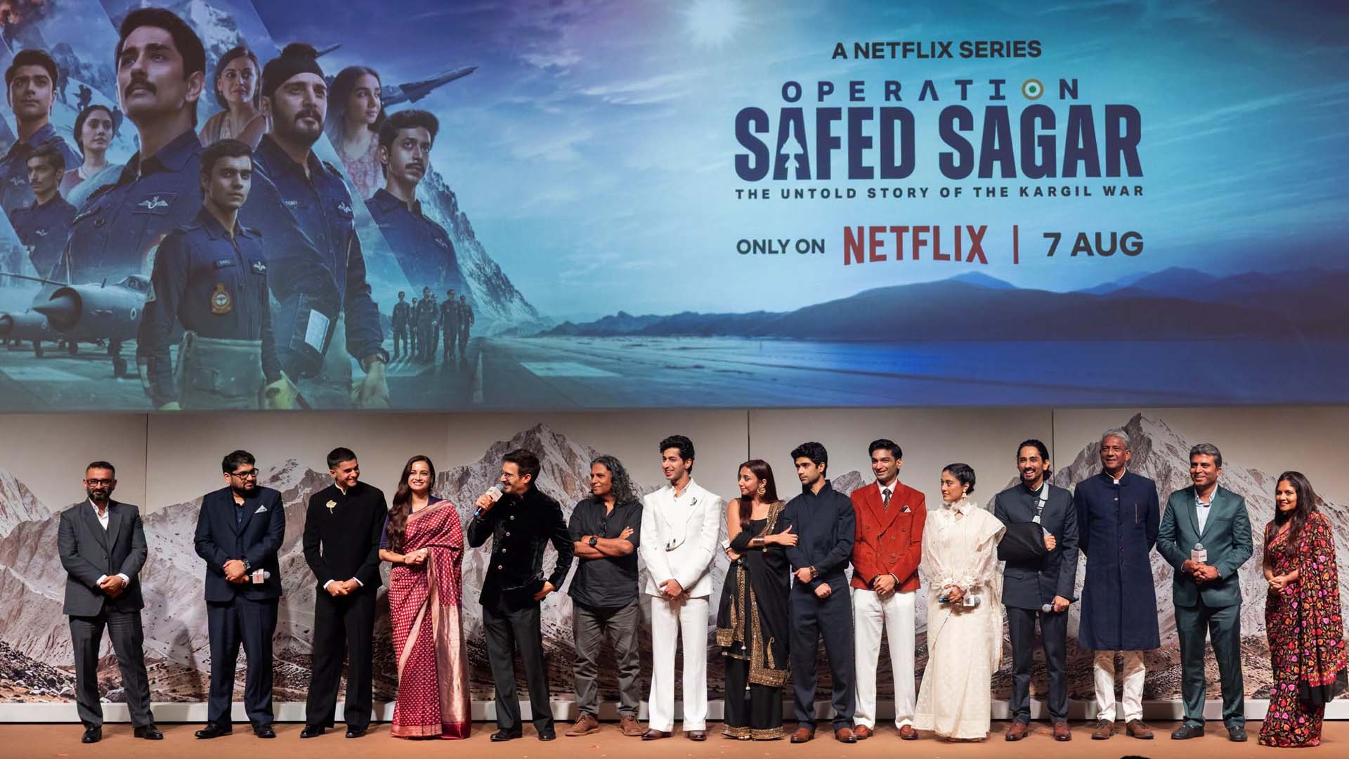 Siddharth and Jimmy Shergill in Netflix series Operation Safed Sagar