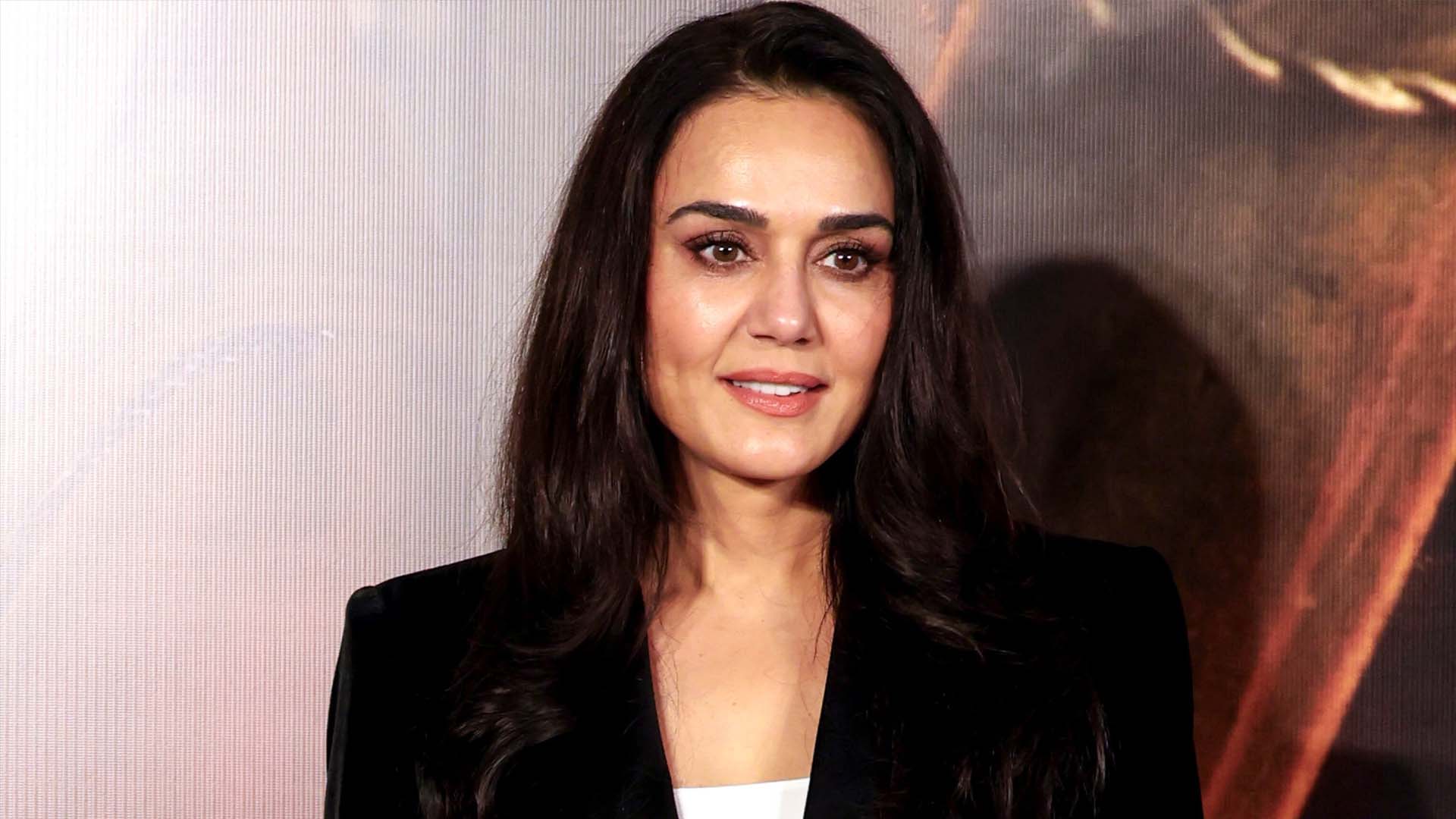 Preity Zinta at the trailer launch event for Vibe in Mumbai