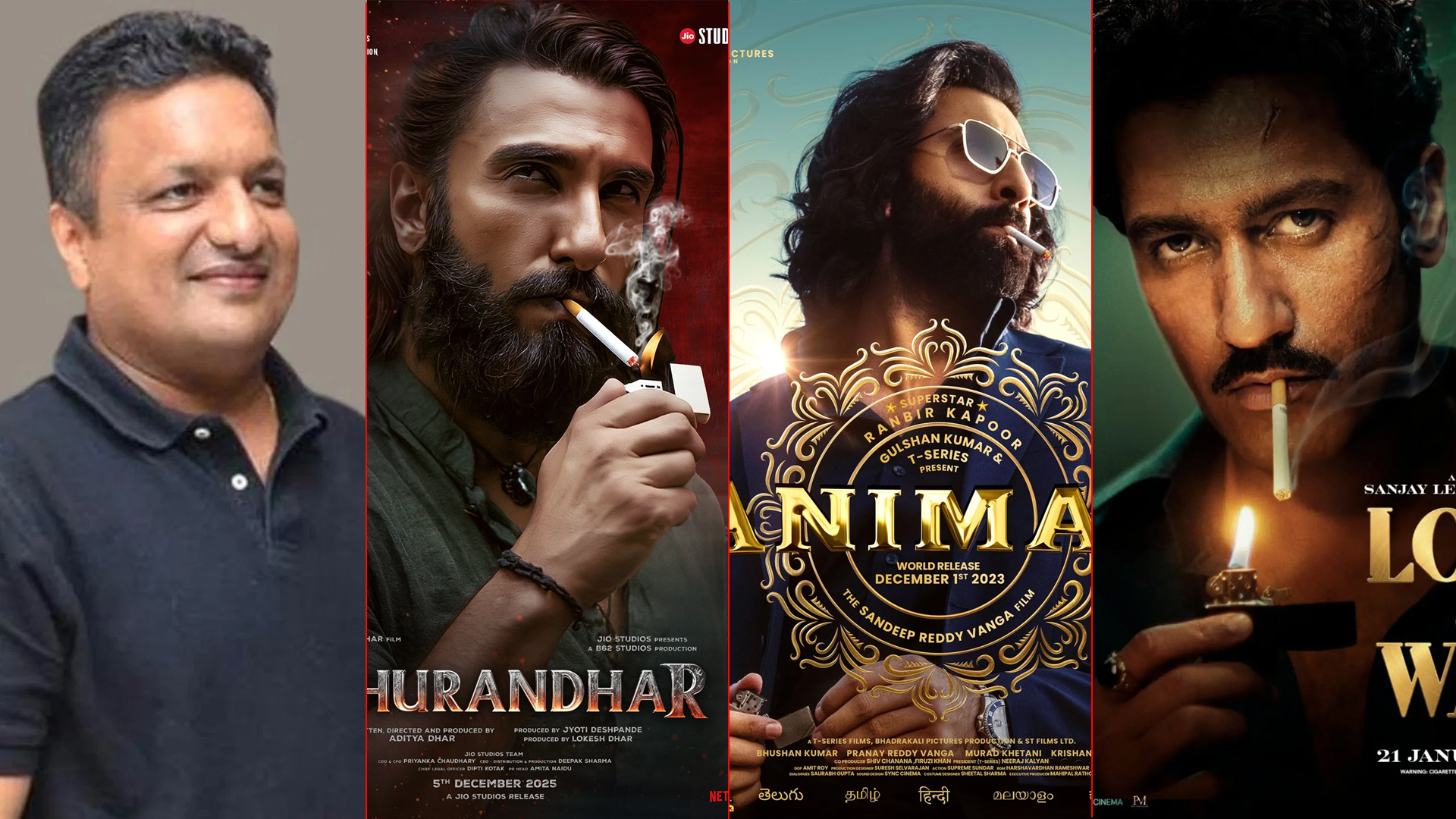 Filmmaker Sanjay Gupta questioned promotional posters featuring leading Bollywood actors smoking.